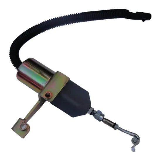 24v excavator electronic diesel engine stop solenoid valve 3974974