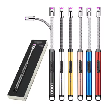 Custom Logo Outdoor Camping BBQ Lighter: USB Electric, Windproof, Single Lighter & Candle Options