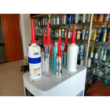 Botella de aluminio de plástico de cuello largo para aditivo para el automóvil