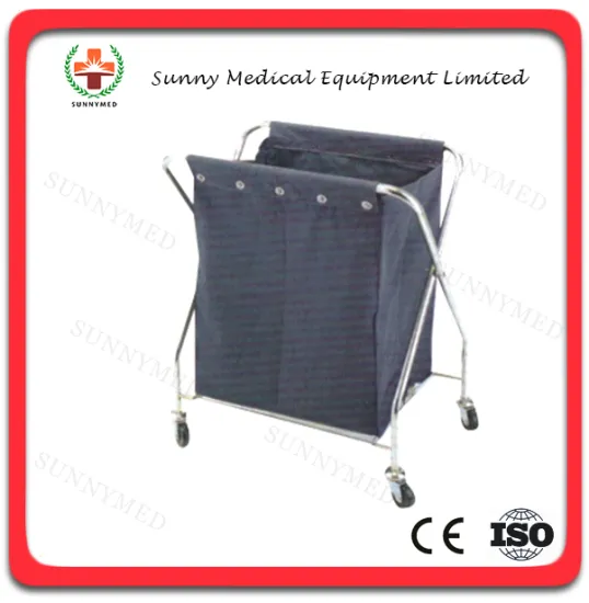 SY-R066 Hot sale medical portable Trolley for Dirty Article at low price