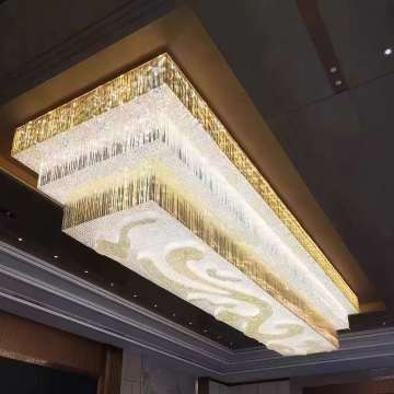 Crystal Lights for Hotel Banquet Halls and Lobbies - Ceiling Lamps for Hotel Sales and Engineering Departments