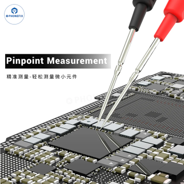 2UUL MT01 MT02 Fine-Tip Multimeter Pen Test Probes for PCB Repair