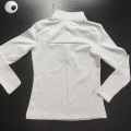 Flicka White Equestrian Performance Shirts