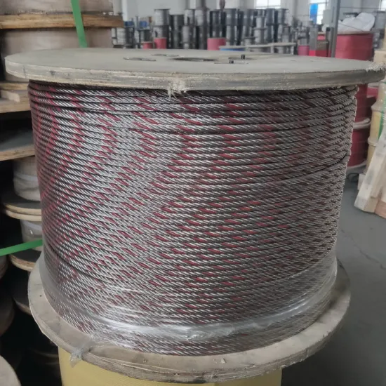 AISI316 7X7 Dia.8.0mm Stainless steel wire rope