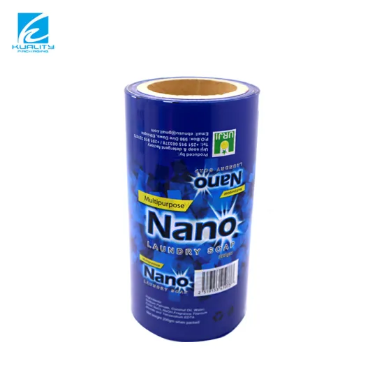 Custom Plastic Washing Detergent Powder and Laundry Gel Packaging Roll