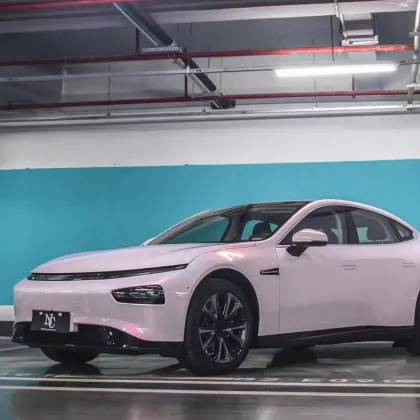 Platinum Phantom Pink Car Wrap