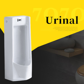 Urin Lelaki Seramik dengan Sensor Flush dan Lantai berdiri untuk tandas hotel