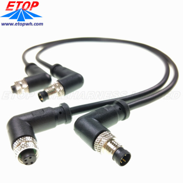 Custom overtmolded M8 kalis air kabel kabel