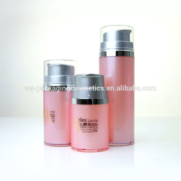Serum Cylinder Clear Cosmetic Acrylic Cylinder Airless Bottle