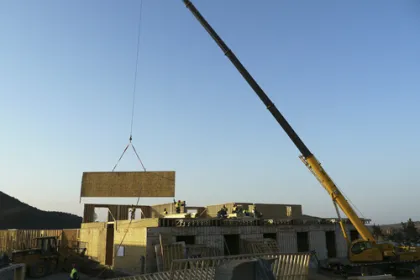 Island Prefab Club House Timber Frame