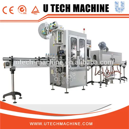 label applicator/shrink sleeve applicator machine