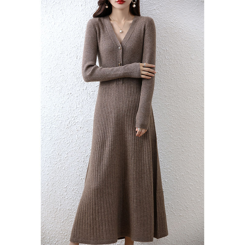 Woollen ladies new knitted dress