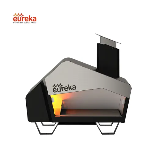 Fast Cooking Dual Fuel 13 Inch Kit Commercial Gas Wood Fire Commercial