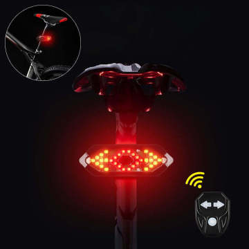 Indicatore a LED impermeabile per cavalieri notturni per moto e biciclette