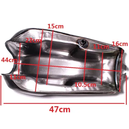 Universal Cafe Racer Fuel Tank for CFMOTO H6GN125 with Lock Kits