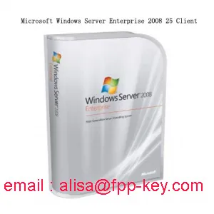 Windows Server 2008 Enterprise ,25 Clients