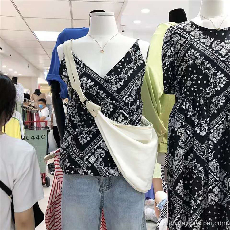 100%Cotton in Fabress Stock cho trang phục phụ nữ