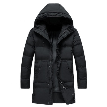 Giacca da puffer con cappuccio invernale con cappuccio da uomo personalizzato