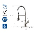 Single Handle Pull Down Kitchen Sink Faucet