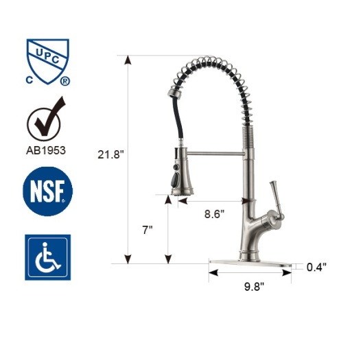 Kitchen Faucet Single Handle Pull Down Kitchen Sink Faucet Manufactory