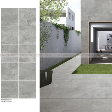 Travertine Design Anti Slip Outdoor Paver Tiles - EB26617