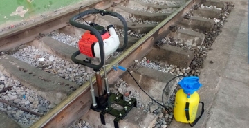 Concrete Sleeper Bolt Drilling Machine