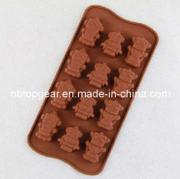 Silicone Chocolate & Cookie Mold --- Robot (TG9444)