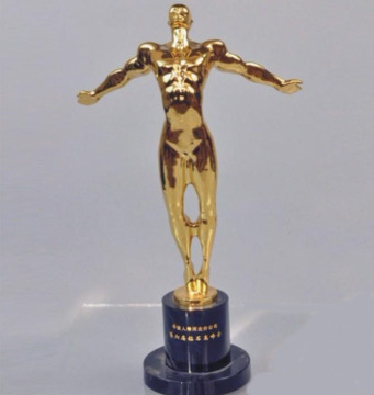 Ambitious Metal Figure for Sports and Events