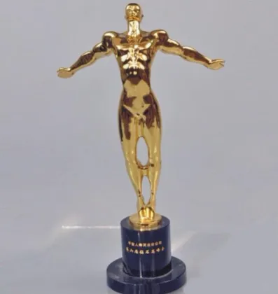 Ambitious Metal Figure for Sports and Events