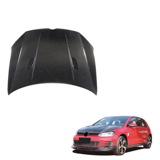 VW MK7 Golf 7 GTI Style Carbon Fiber Engine Cover Hood Accessory