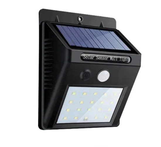 IP65 Waterproof Outdoor Solar-Powered Motion Sensor LED Security Wall Light
