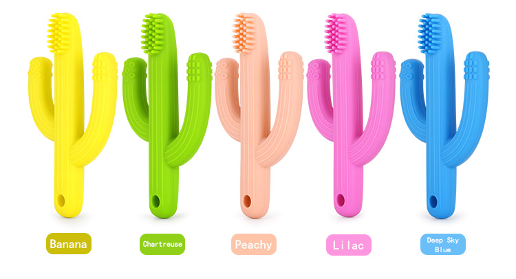infant cactus teething toys
