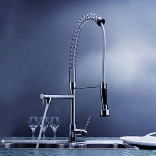 New European Kitchen Fold Down Faucet