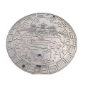 Artistic cast iron manhole cover