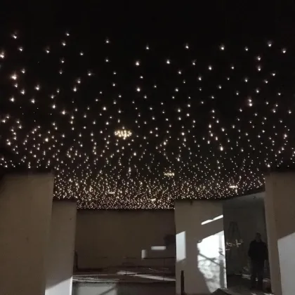 Hot Sales Customized LED Fiber Optic Lights Sky Ceiling Tiles Glowing Stars