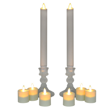 Dancing Flame Flameless Led Taper Candles For Dinner