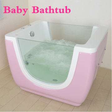 Small Size Acrylic Material Whirlpool Massage Jets Baby Bath Tub