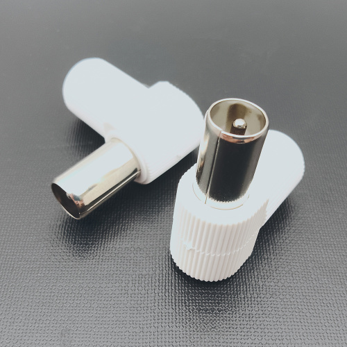 TV PAL Right Angle Male Antenna Connector