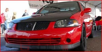 Carbon Fiber Adr Style Front Lip For 04-06 Sentra