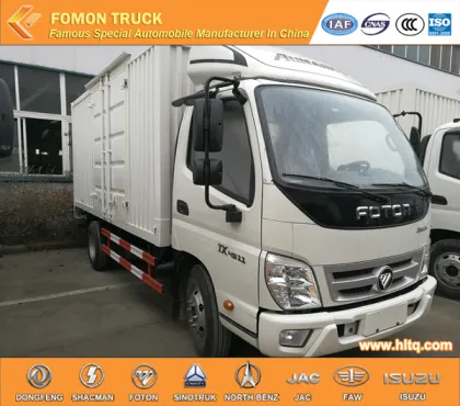 FOTON AOLING 4X2 110hp 8-10tons corrugated iron van truck