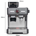 Edelstahlkaffeemaschine, Espresso -Kaffeemaschine