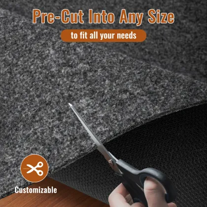 Extra Thick Felt Rug Gripper for Non-Slip Runner Rugs on Hardwood Floors