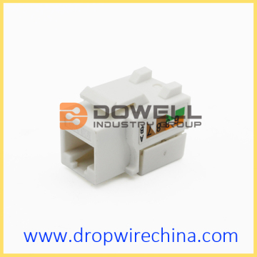 Cat6 Punch Down Keystone Jack 90 degree
