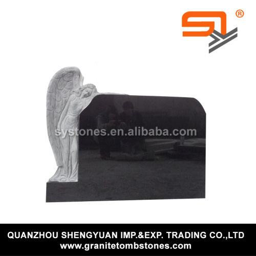 burial headstone with angel picture for sale from Alibaba