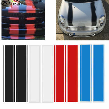 Pair Hood Racing Rally Stripes Auto Graphic decal Vinyl car truck universal