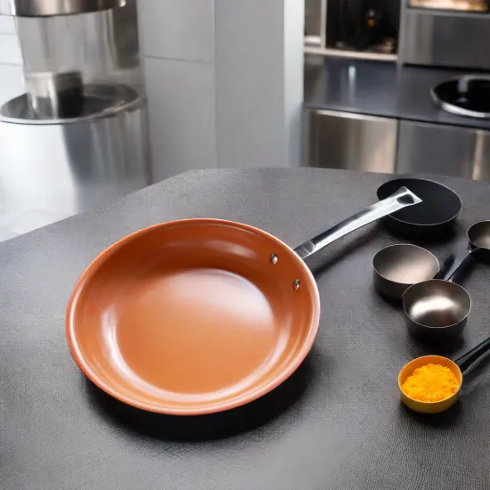 Superior Quality Durable Aluminium Coated Non-stick Round Frying Pan