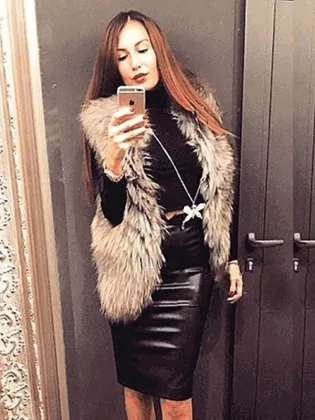 Sexy Tight Woman Leather Skirt