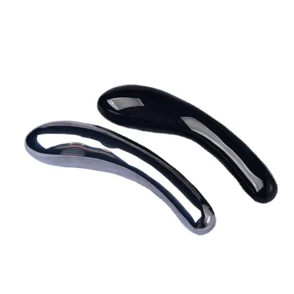 Factory Direct Natural Crystal 18cm Female Massage Stick - Crystal White Obsidian