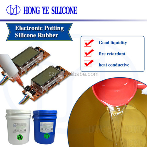 ISO9001 RTV2 Liquid Silicone for Potting and Sealing