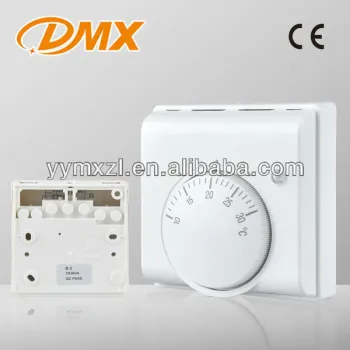 White Mechanical Boiler Room Thermostat Temperature Controller